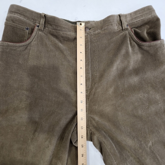 Vintage Orvis Pants Mens 42x31 (Fits 38x31) Brown Corduroy Signature Collection - Picture 10 of 13